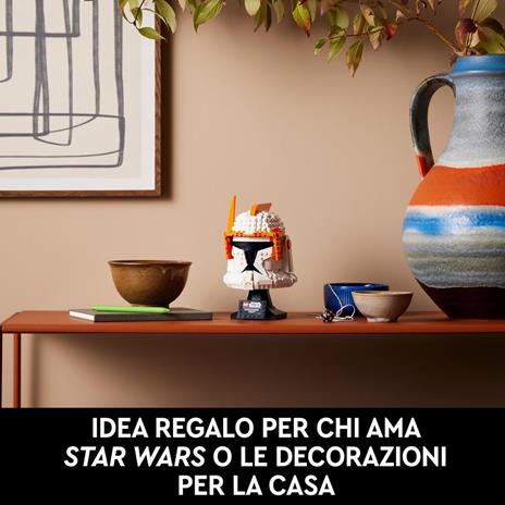 LEGO Star Wars 75350 Casco del Comandante Clone Cody, Serie Caschi 2023, Collezione per Adulti da The Clone Wars, Idea Regalo - 6