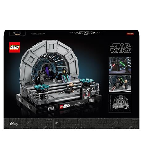 LEGO 75352 Star Wars Diorama Sala del Trono dell’Imperatore, Set Duello Spade Laser, 40° Anniversario del Ritorno dello Jedi - 14