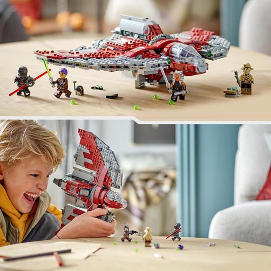 LEGO Star Wars 75362 Shuttle Jedi T-6 di Ahsoka Tano, Astronave Giocattolo con 4 Minifigure, Regalo della Serie Ahsoka - 2
