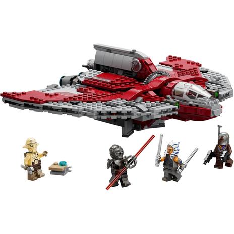 LEGO Star Wars 75362 Shuttle Jedi T-6 di Ahsoka Tano, Astronave Giocattolo con 4 Minifigure, Regalo della Serie Ahsoka - 7