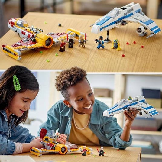 LEGO Star Wars 75364 E-Wing della Nuova Repubblica vs. Starfighter di Shin Hati Regalo Serie Ahsoka con 2 Veicoli Giocattolo - 2