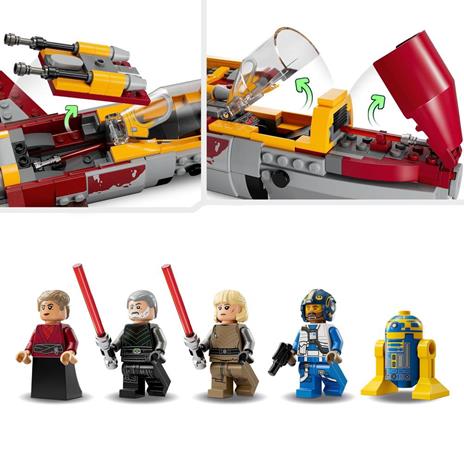 LEGO Star Wars 75364 E-Wing della Nuova Repubblica vs. Starfighter di Shin Hati Regalo Serie Ahsoka con 2 Veicoli Giocattolo - 6