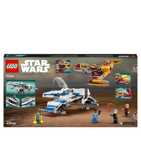 LEGO Star Wars 75364 E-Wing della Nuova Repubblica vs. Starfighter di Shin Hati Regalo Serie Ahsoka con 2 Veicoli Giocattolo - 8