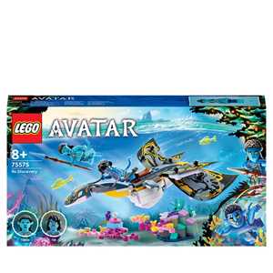 LEGO Avatar 75575 La Scoperta di Ilu Set Film La Via dellAcqua da Collezione Creatura Giocattolo Subacquea Simile Animale