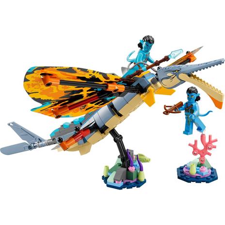 LEGO Avatar 75576 L’Avventura di Skimwing con Jake Sully e Tonowari Animale Giocattolo Scenario di Pandora La Via dell'Acqua - 7