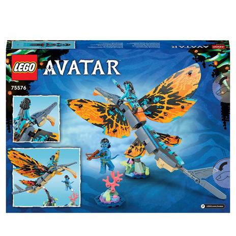 LEGO Avatar 75576 L’Avventura di Skimwing con Jake Sully e Tonowari Animale Giocattolo Scenario di Pandora La Via dell'Acqua - 8