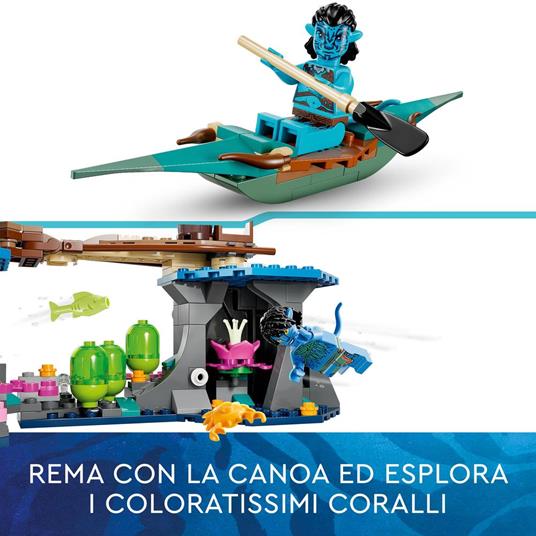 LEGO Avatar 75578 La Casa Corallina di Metkayina, Villaggio di Pandora con Neytiri e Tonowari dal Film La Via dell'Acqua - 4