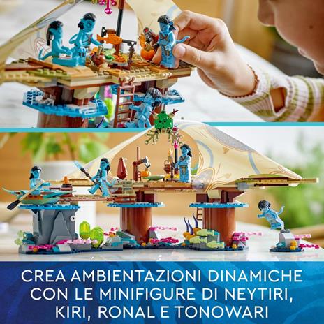 LEGO Avatar 75578 La Casa Corallina di Metkayina, Villaggio di Pandora con Neytiri e Tonowari dal Film La Via dell'Acqua - 5
