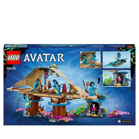 LEGO Avatar 75578 La Casa Corallina di Metkayina, Villaggio di Pandora con Neytiri e Tonowari dal Film La Via dell'Acqua - 8