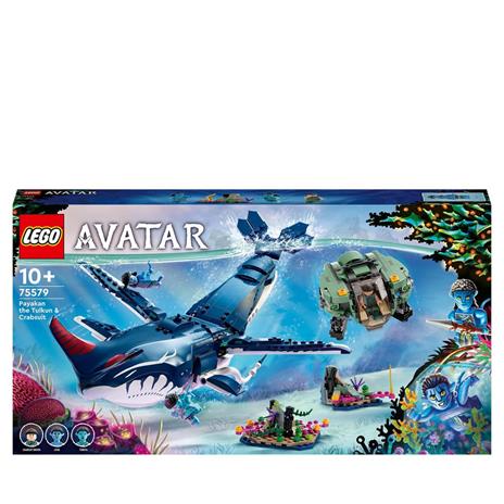 LEGO Avatar 75579 Tulkun Payakan e Crabsuit, Sottomarino e Animale Giocattolo, Scene di Pandora dal Film La Via dell'Acqua