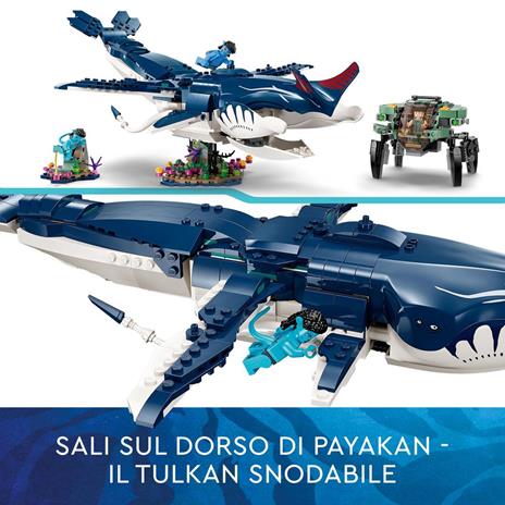 LEGO Avatar 75579 Tulkun Payakan e Crabsuit, Sottomarino e Animale Giocattolo, Scene di Pandora dal Film La Via dell'Acqua - 4