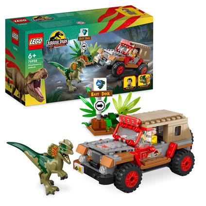 LEGO Jurassic World (76958). Lagguato del Dilofosauro