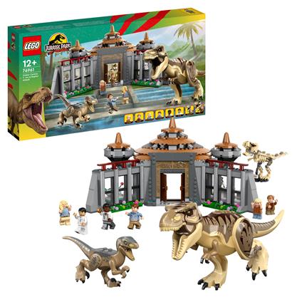 LEGO Jurassic World (76961). Centro visitatori: lattacco del T. rex e del Raptor