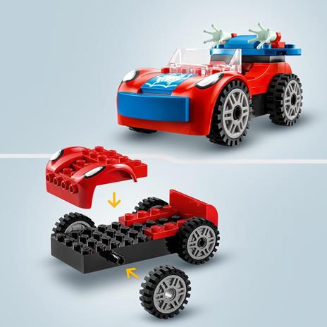 LEGO Marvel 10789 LAuto di Spider-Man e Doc Ock, Macchina Giocattolo di Spidey e i Suoi Fantastici Amici, per Bambini 4+ - 4