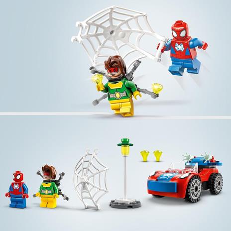 LEGO Marvel 10789 LAuto di Spider-Man e Doc Ock, Macchina Giocattolo di Spidey e i Suoi Fantastici Amici, per Bambini 4+ - 5