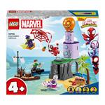 LEGO Marvel 10790 Team Spidey al Faro del Goblin, Giochi per Bambini dai 4 Anni in su, Serie Spidey e i Suoi Fantastici Amici