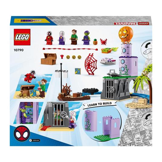 LEGO Marvel 10790 Team Spidey al Faro del Goblin, Giochi per Bambini dai 4 Anni in su, Serie Spidey e i Suoi Fantastici Amici - 8