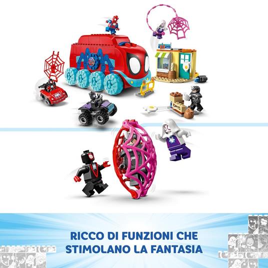 LEGO Marvel 10791 Quartier Generale Mobile del Team Spidey, Giochi per Bambini 4+, Serie Spidey e i Suoi Fantastici Amici - 3
