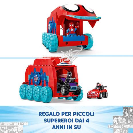 LEGO Marvel 10791 Quartier Generale Mobile del Team Spidey, Giochi per Bambini 4+, Serie Spidey e i Suoi Fantastici Amici - 5
