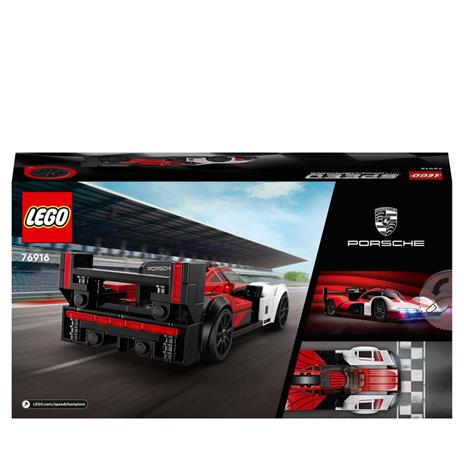 LEGO Speed Champions 76916 Porsche 963, Modellino Auto da Costruire, Macchina Giocattolo per Bambini, Set da Collezione 2023 - 8