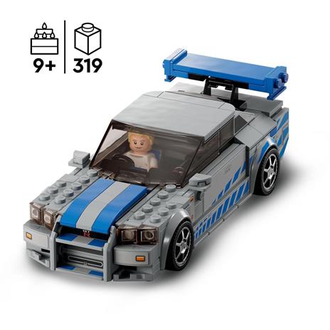LEGO Speed Champions 76917 2 Fast 2 Furious Nissan Skyline GT-R (R34) Macchina Giocattolo da Collezione 2023, per Bambini - 3