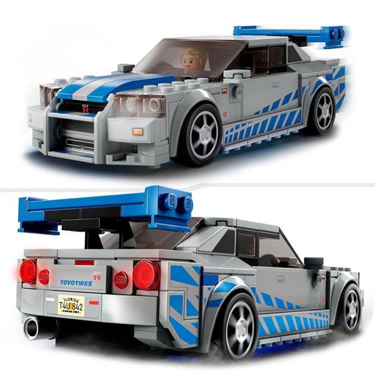 LEGO Speed Champions 76917 2 Fast 2 Furious Nissan Skyline GT-R (R34)  Macchina Giocattolo da Collezione 2023, per Bambini - LEGO - Speed  Champions - Automobili - Giocattoli