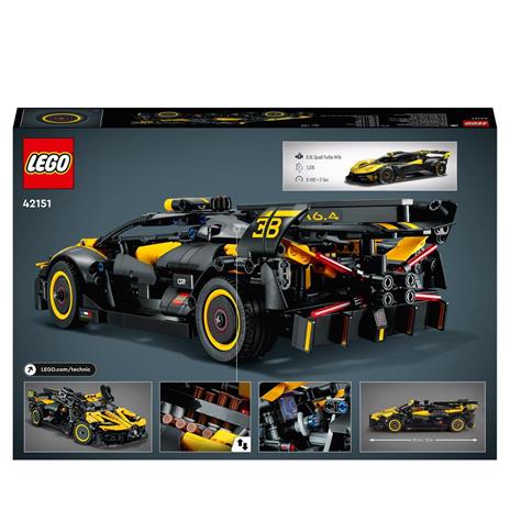 LEGO Technic 42151 Bugatti Bolide, Kit Macchina Giocattolo, Modellino Auto Supercar, Giochi per Bambini, Idee Regalo - 9
