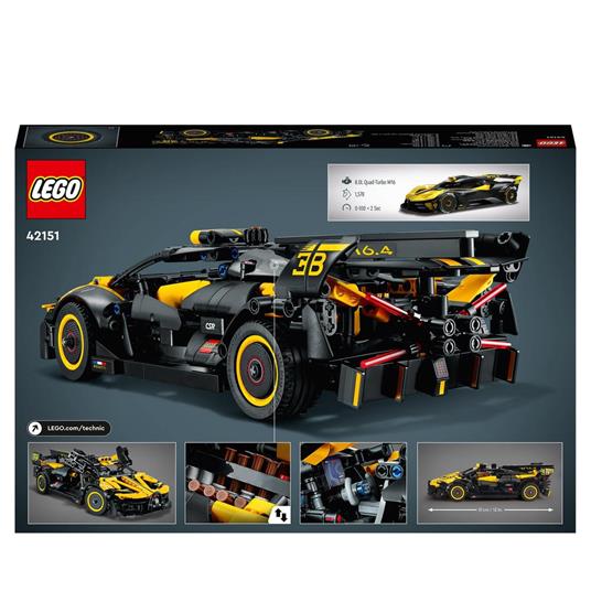 LEGO Technic 42151 Bugatti Bolide, Kit Macchina Giocattolo, Modellino Auto Supercar, Giochi per Bambini, Idee Regalo - 9
