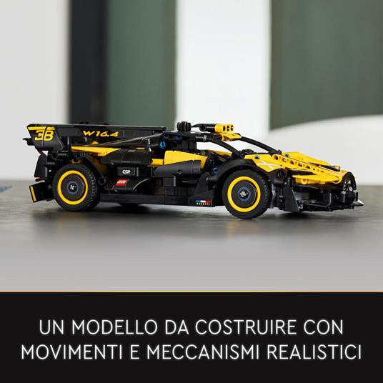 LEGO Technic 42151 Bugatti Bolide, Kit Macchina Giocattolo, Modellino Auto Supercar, Giochi per Bambini, Idee Regalo - 10
