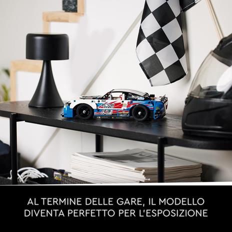 LEGO Technic 42153 NASCAR Next Gen Chevrolet Camaro ZL1 Modellino di Auto da Costruire Kit Macchina Giocattolo da Collezione - 6