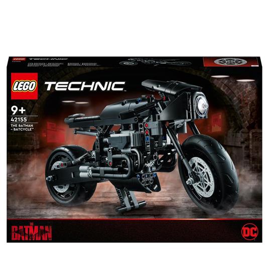 LEGO Technic 42155 THE BATMAN – BATCYCLE, Moto Giocattolo da Collezione, Modellino Motocicletta del Supereroe, Film del 2022