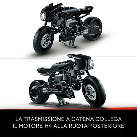LEGO Technic 42155 THE BATMAN – BATCYCLE, Moto Giocattolo da Collezione, Modellino Motocicletta del Supereroe, Film del 2022 - 4