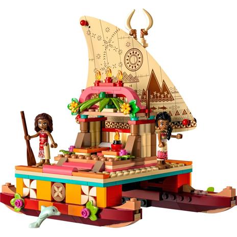 LEGO Disney Princess 43210 La Barca a Vela di Vaiana con Mini Bamboline e Delfino Giocattolo Creativo per Bambine e Bambini - 7