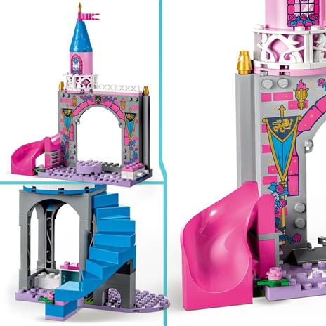 LEGO Disney Princess 43211 Il Castello di Aurora, Giocattolo 4+ con la Bella Addormentata, il Principe Filippo e Malefica - 4