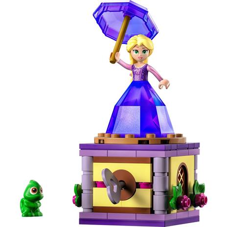 LEGO Disney Princess 43214 Rapunzel Rotante, Giocattolo da Costruire con Mini Bambolina in Abito di Diamante, Giochi Bambini - 7