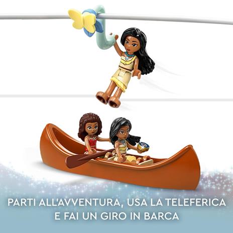 LEGO Disney 43215 La Casa sull'Albero Incantata con 13 Mini Bamboline di Principesse, Gioco per Bambini 7+, Set Disney 100 - 6