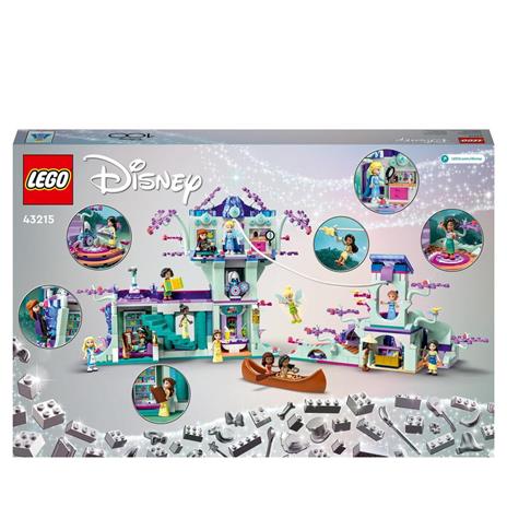 LEGO Disney 43215 La Casa sull'Albero Incantata con 13 Mini Bamboline di Principesse, Gioco per Bambini 7+, Set Disney 100 - 9