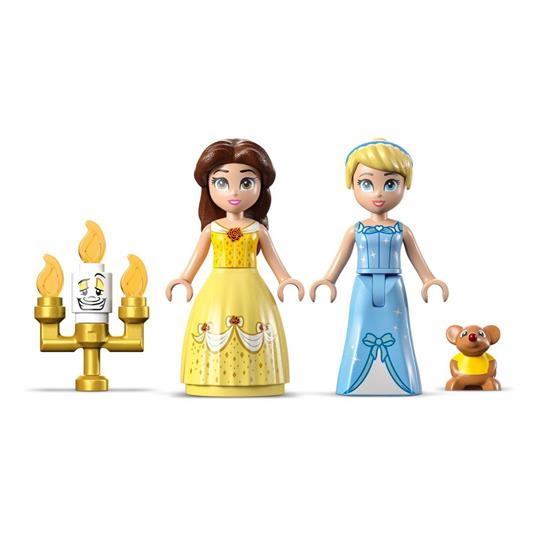 LEGO Disney Princess 43219 Castelli Creativi, Set con Castello Giocattolo, Belle e Cenerentola, Giochi da Viaggio per Bambini - 5