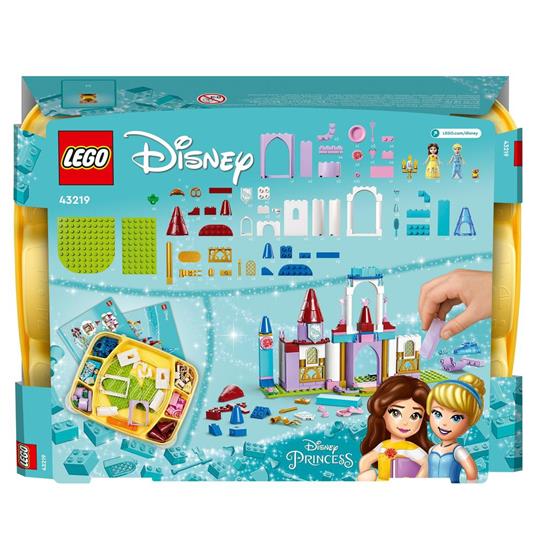 LEGO Disney Princess 43219 Castelli Creativi, Set con Castello Giocattolo, Belle e Cenerentola, Giochi da Viaggio per Bambini - 8