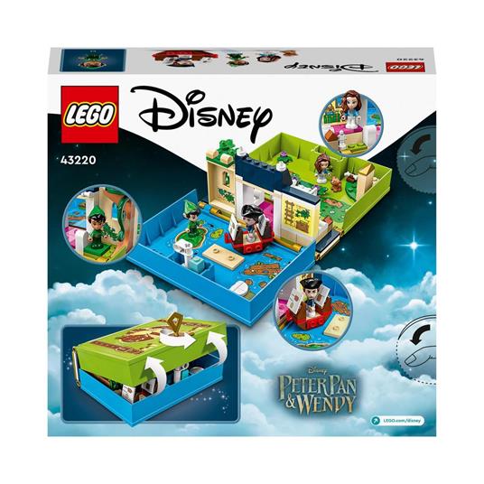 LEGO Disney Classic 43220 L'Avventura nel Libro delle Fiabe di Peter Pan e Wendy, Set Giochi da Viaggio per Bambini 5+ Anni - 8