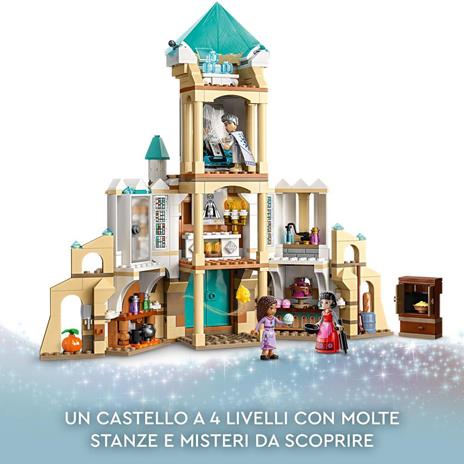 LEGO Disney Wish 43224 Il Castello di Re Magnifico, Gioco da Costruire dal Film Wish con Mini Bamboline, Regalo di Natale - 3