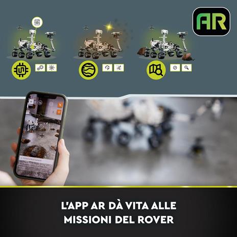 LEGO Technic 42158 NASA Mars Rover Perseverance Set Spaziale con Esperienza App AR Idea Regalo Gioco Scientifico Bambini 10+ - 6