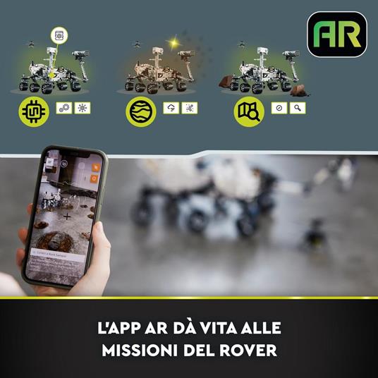 LEGO Technic 42158 NASA Mars Rover Perseverance Set Spaziale con Esperienza App AR Idea Regalo Gioco Scientifico Bambini 10+ - 6
