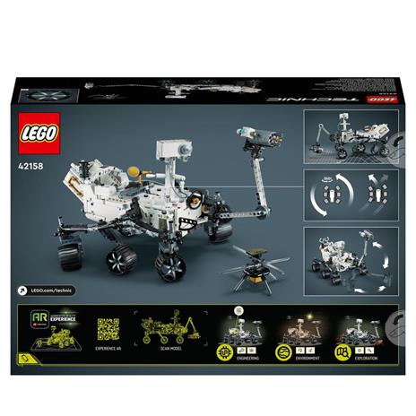 LEGO Technic 42158 NASA Mars Rover Perseverance Set Spaziale con Esperienza App AR Idea Regalo Gioco Scientifico Bambini 10+ - 9