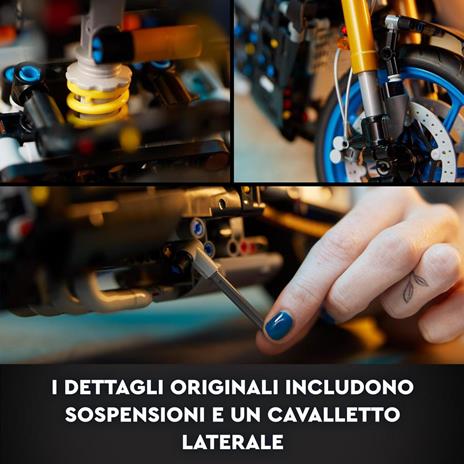 LEGO Technic 42159 Yamaha MT-10 SP, Modellino Moto per Adulti, Replica Motocicletta con App AR, Regalo per Uomo e Donna - 4