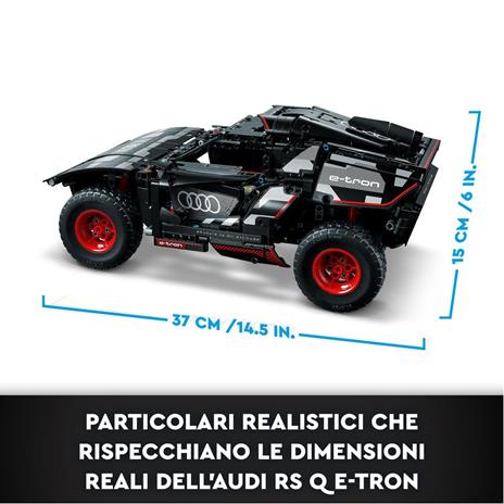 LEGO Technic 42160 Audi RS Q E-Tron Macchina Telecomandata da Rally Modellino Auto con App CONTROL+ Giocattoli Ragazzi 10+ - 3