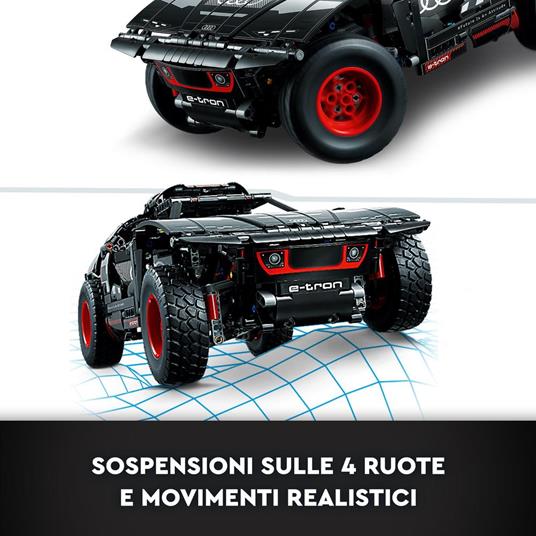 LEGO Technic 42160 Audi RS Q E-Tron Macchina Telecomandata da Rally Modellino Auto con App CONTROL+ Giocattoli Ragazzi 10+ - 4