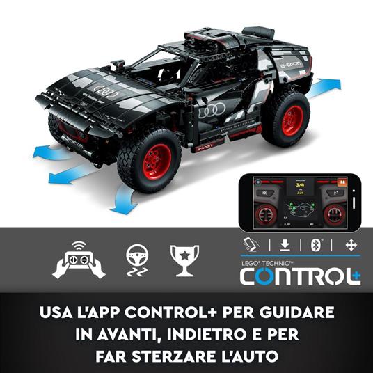 LEGO Technic 42160 Audi RS Q E-Tron Macchina Telecomandata da Rally Modellino Auto con App CONTROL+ Giocattoli Ragazzi 10+ - 5