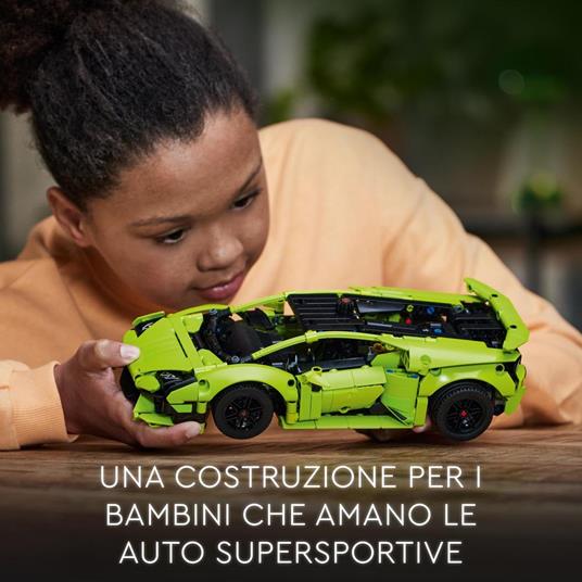 LEGO Technic 42161 Lamborghini Huracán Tecnica, Modellino di Auto da Costruire, Macchina Giocattolo per Bambini - 6