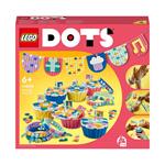 LEGO DOTS 41806 Grande Kit per le Feste, Giochi Festa Compleanno Bambini Fai da Te con Cupcake, Braccialetti e Festoni